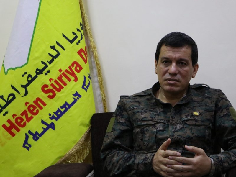 مظلوم عبدی، فرمانده نیروهای دموکراتیک سوریه (SDF)